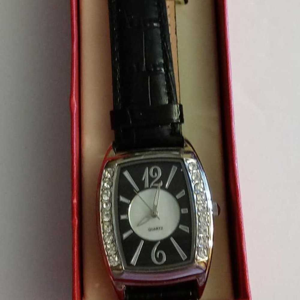 Black Bling Watch New in box